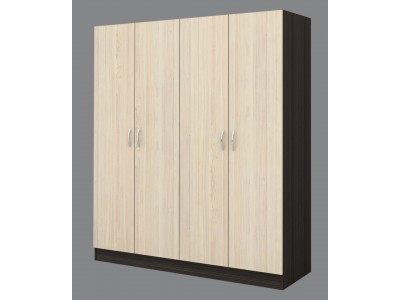 Ντουλάπα Apolo 6 σκούρο δρυς / αμμος δρυς